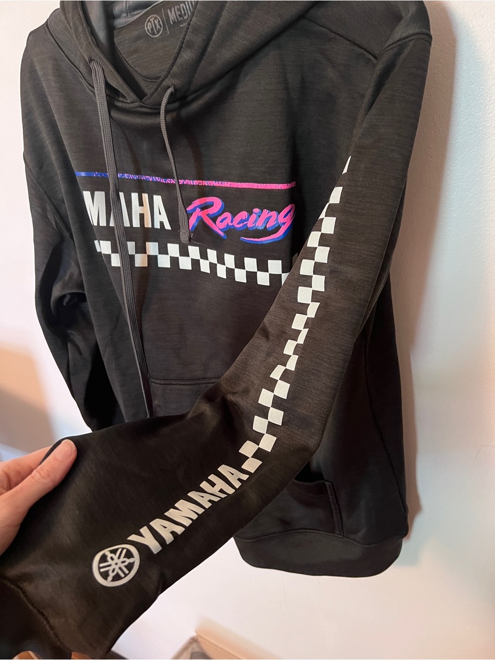 Yamaha Racing Hoodie With Neon Accent - 2021 “Wild” Collection View 3